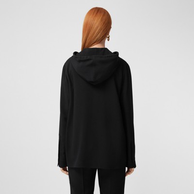 oversized hooded top