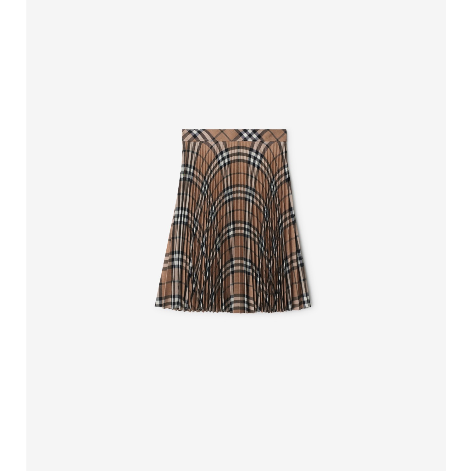 Burberry tartan wool skirt on sale