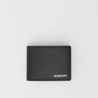 burberry leather bifold wallet