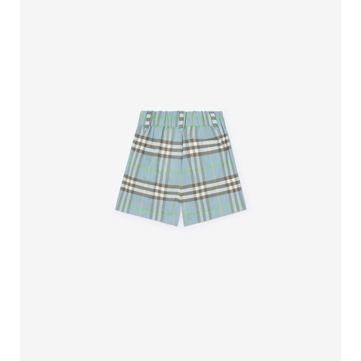  Check Cotton Shorts