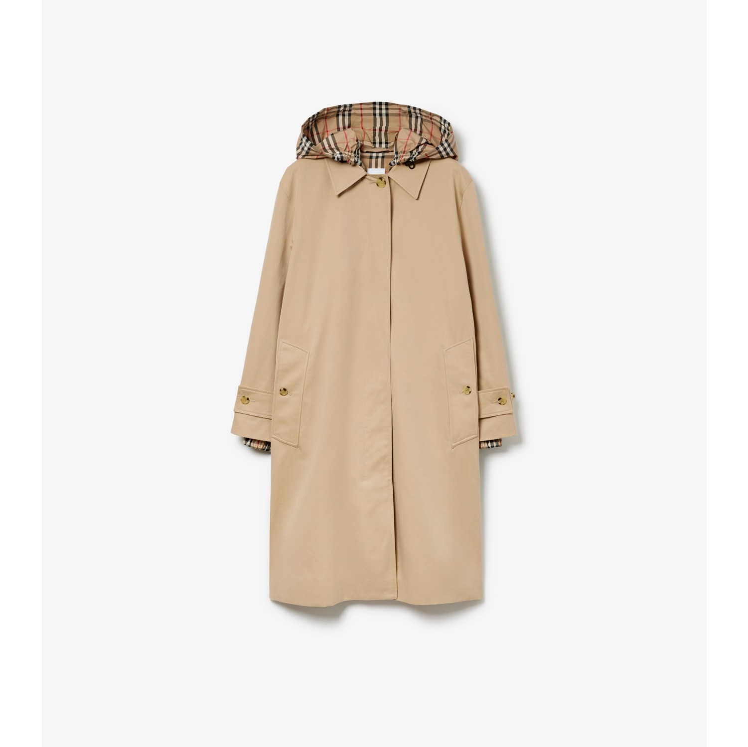 Burberry on sale hooded coat