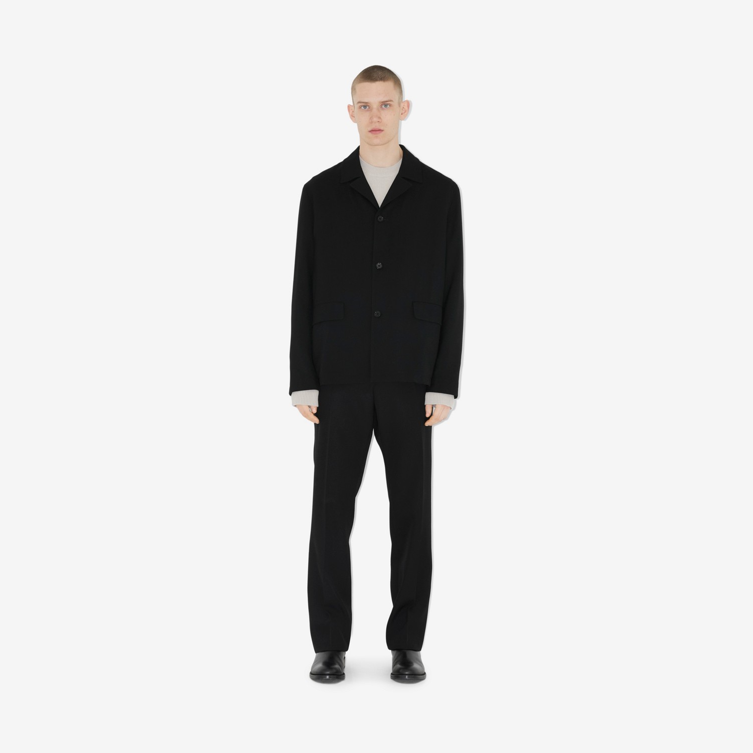 Elegante Hose aus Wolle (Schwarz) - Herren | Burberry®
