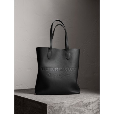 burberry leather tote bag