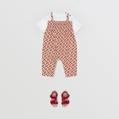 burberry print jumpsuit
