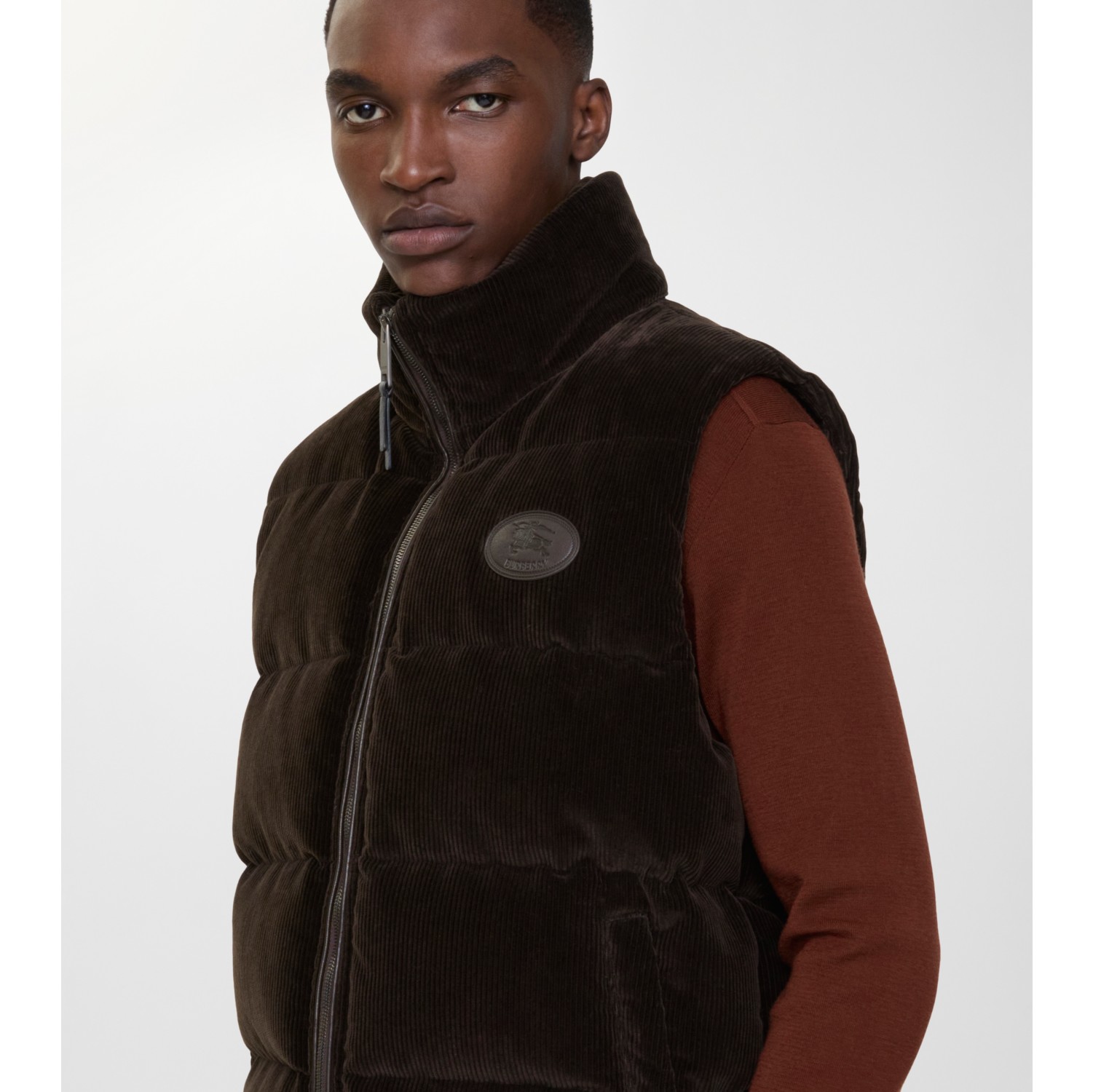 Corduroy Puffer Gilet