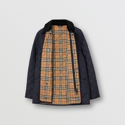 burberry quilted car coat