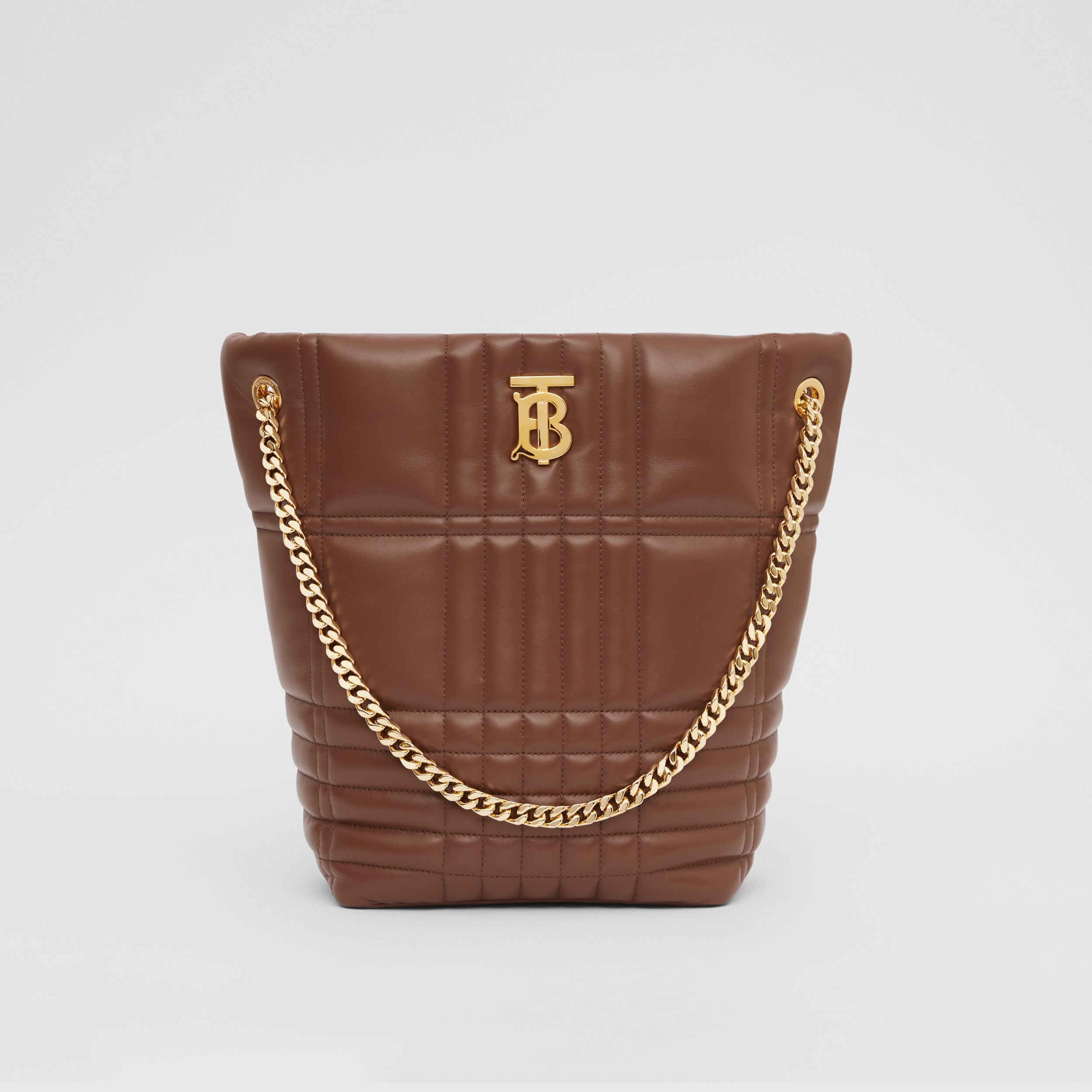 Mittelgroße Lammleder-Bucket Bag „Lola“ (Hellbraun) - Damen | Burberry® - 1