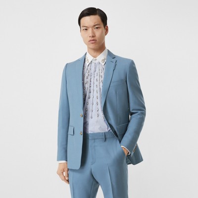 burberry blue suit