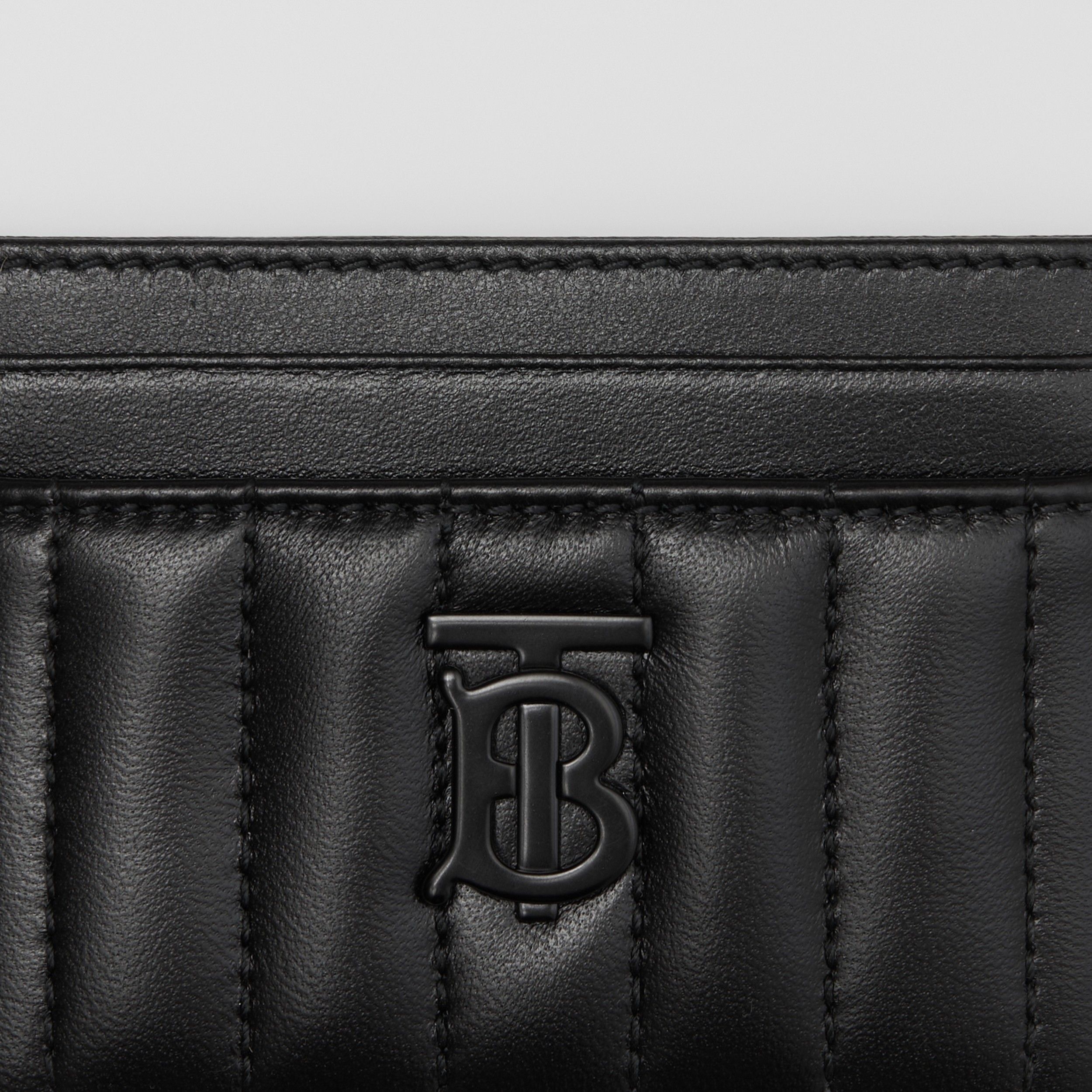 Quilted Leather Lola Card Case in Black/black - Women | Burberry® Official - 2