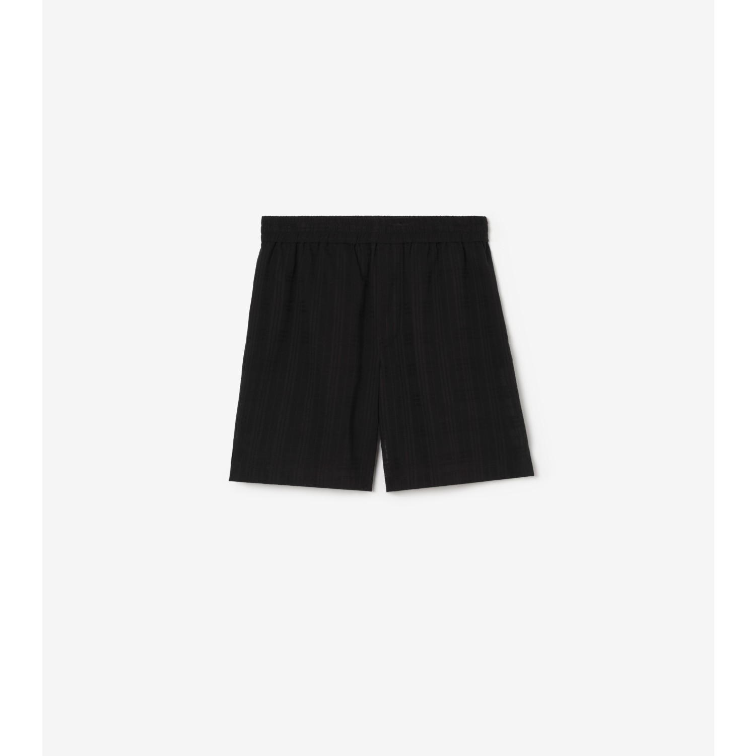 Check Cotton Voile Shorts