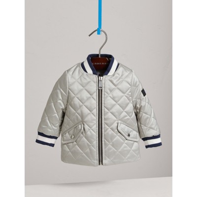 burberry vest kids silver