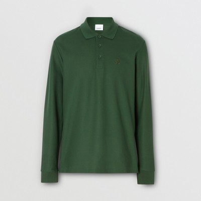 burberry polo mens green