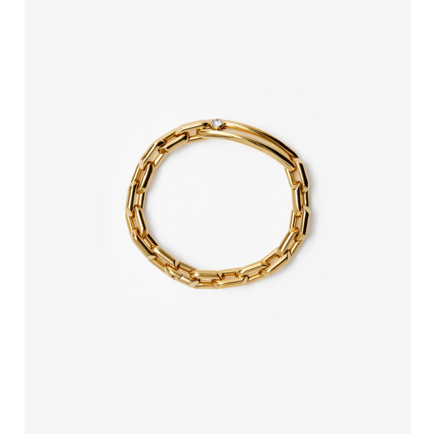 Gold-plated Hollow Chain Bracelet | Burberry® Official