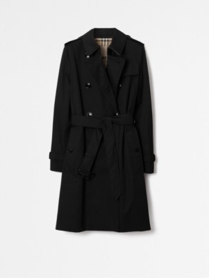 Mid-length Kensington Heritage Trench Coat in Honey - Men