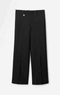 Wool Silk Tailored Trousers