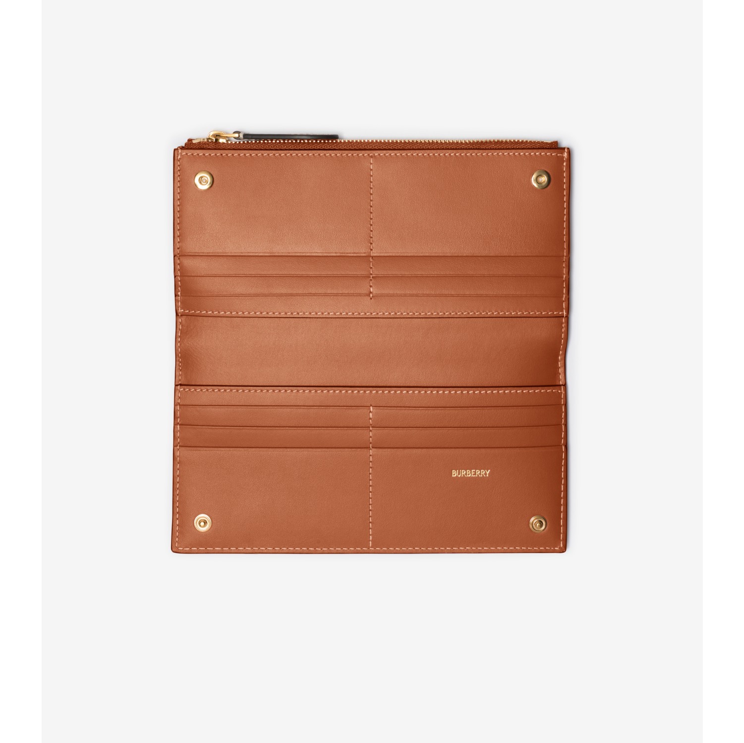 Cartera plegable Check mediana