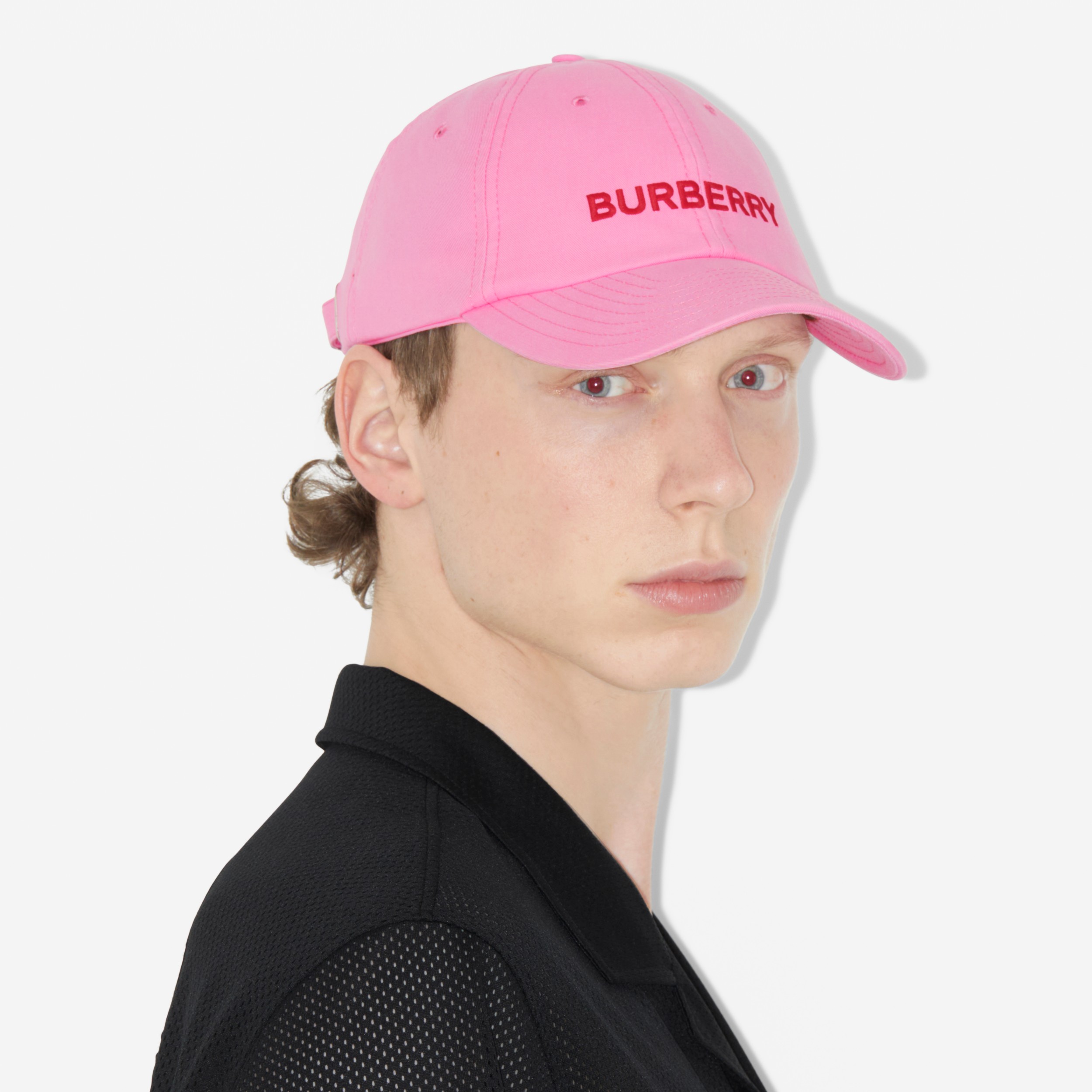 日本に エンブロイダリーロゴ BURBERRY 新品 コットンギャバジン M