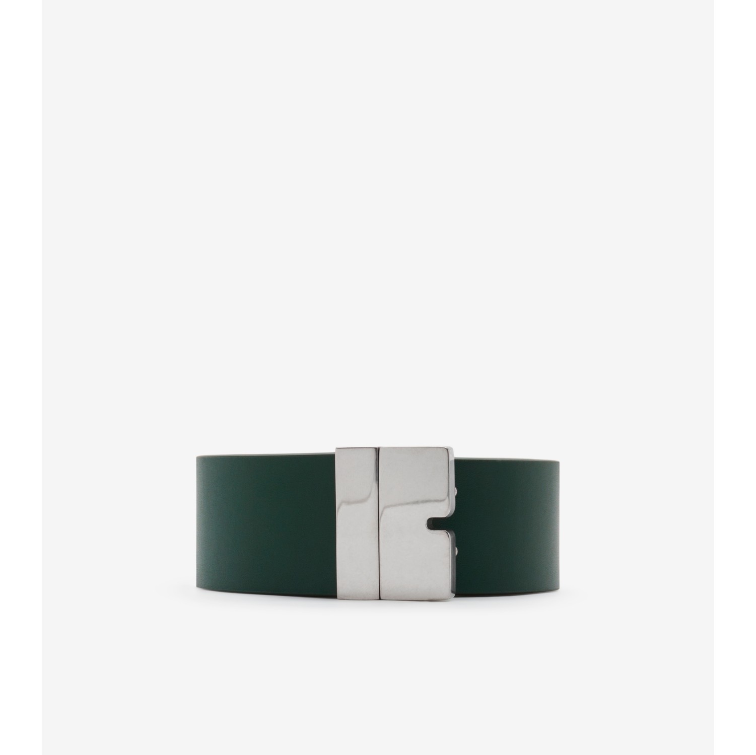 Reversible Leather B Cut Belt in Vine - Men | Burberry® Official