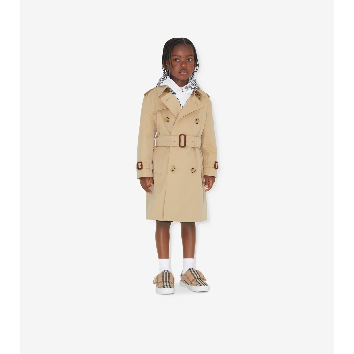 Burberry kids shop trench coat