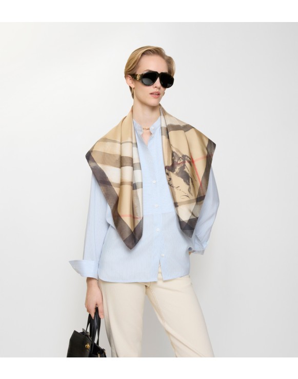 Women's Designer Silk Scarves | Burberry®️ Official