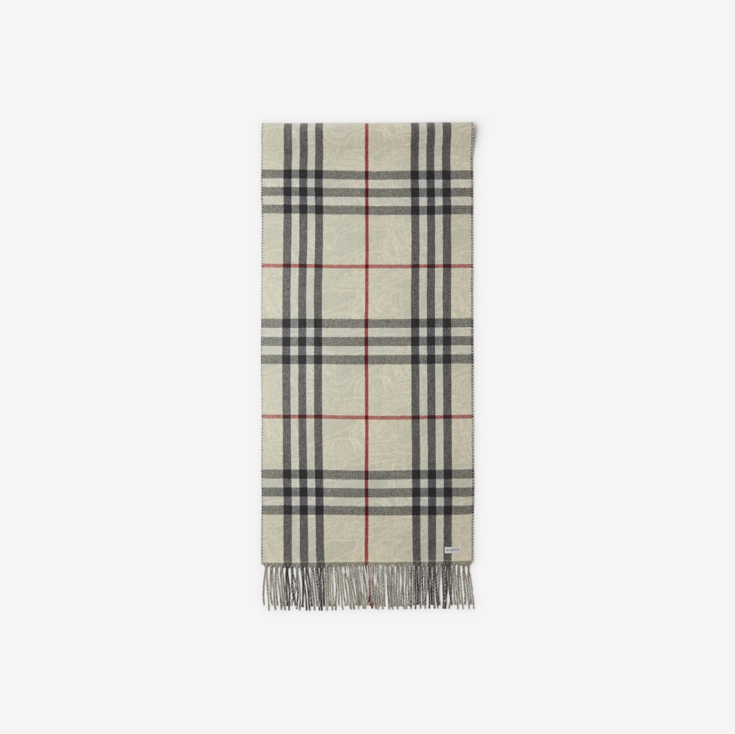 EKD Cashmere Reversible Scarf in Stone | Burberry® Official