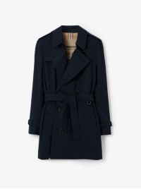 Trench coat Heritage Kensington corto color azul penumbra