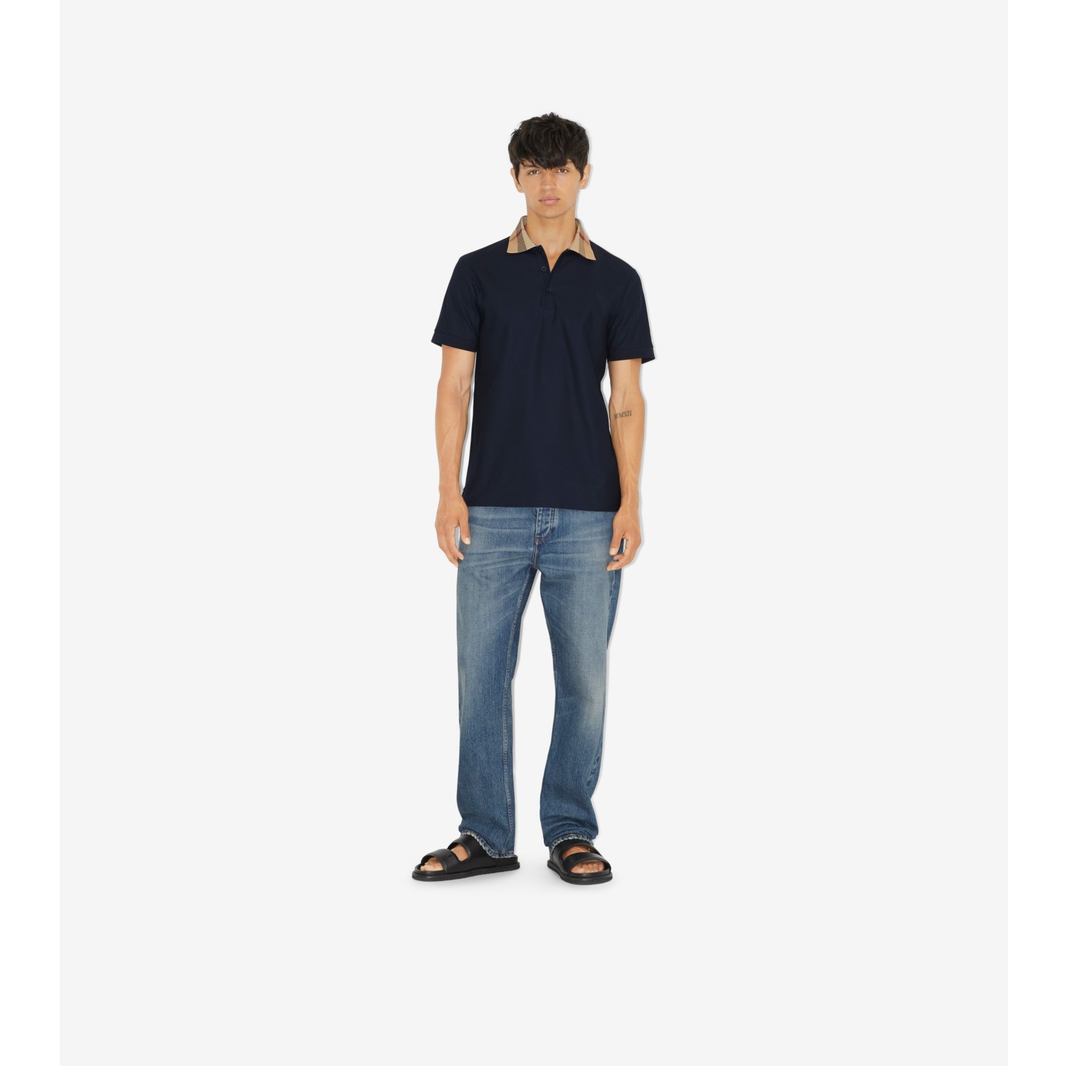 Burberry dark store blue shirt