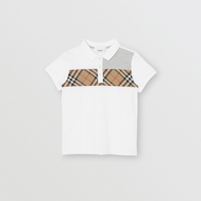 burberry polo shirt kids yellow