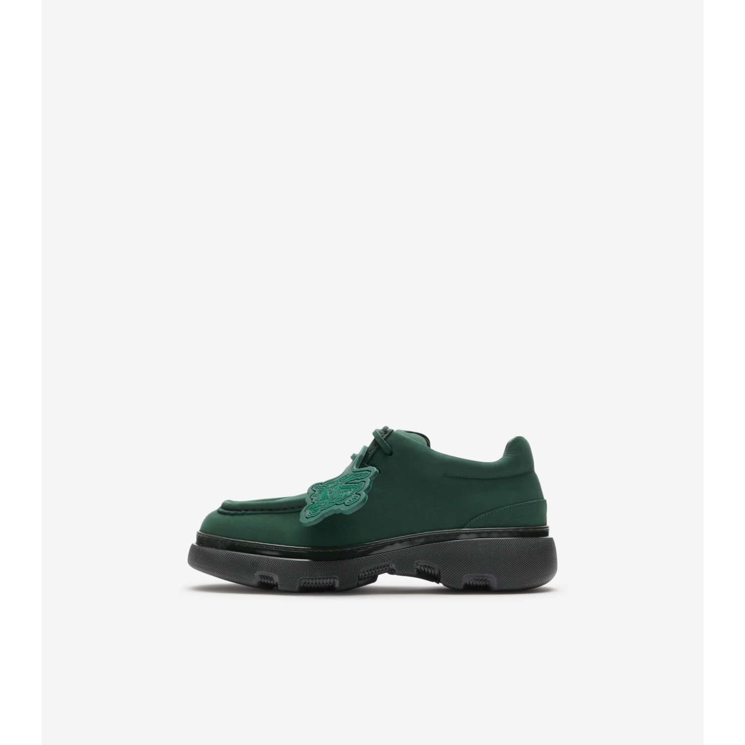 Nubuck Creeper Shoes in Vine - Men | Burberry® Official