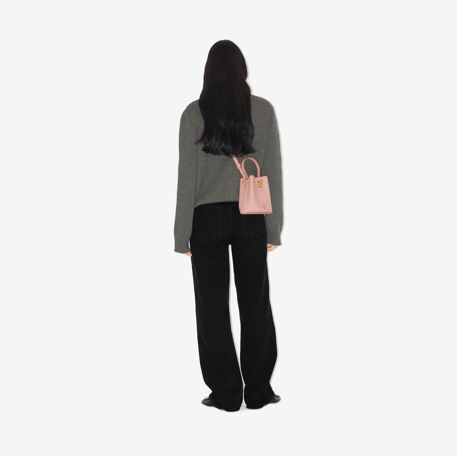 Mini sac seau TB (Rose Mat) - Femme | Site officiel Burberry®