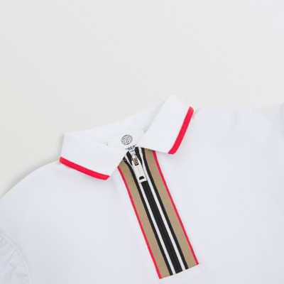 burberry zip polo