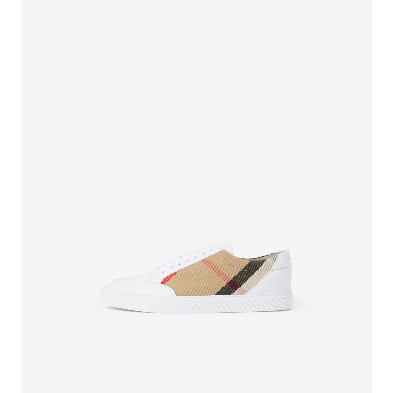 Burberry leather and house cheap check sneakers