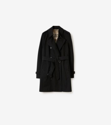 Black burberry shop trench