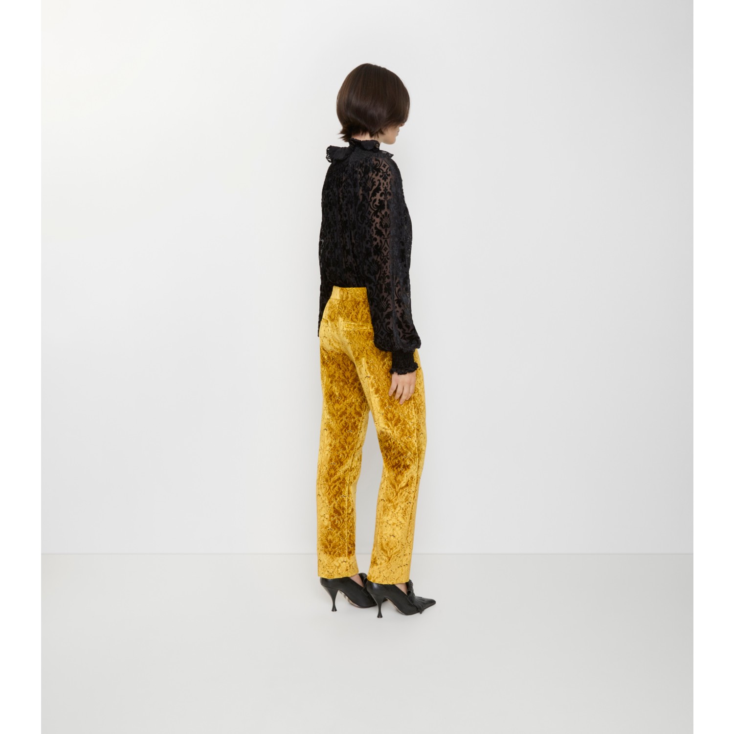 Baroque Velvet Tailored Trousers