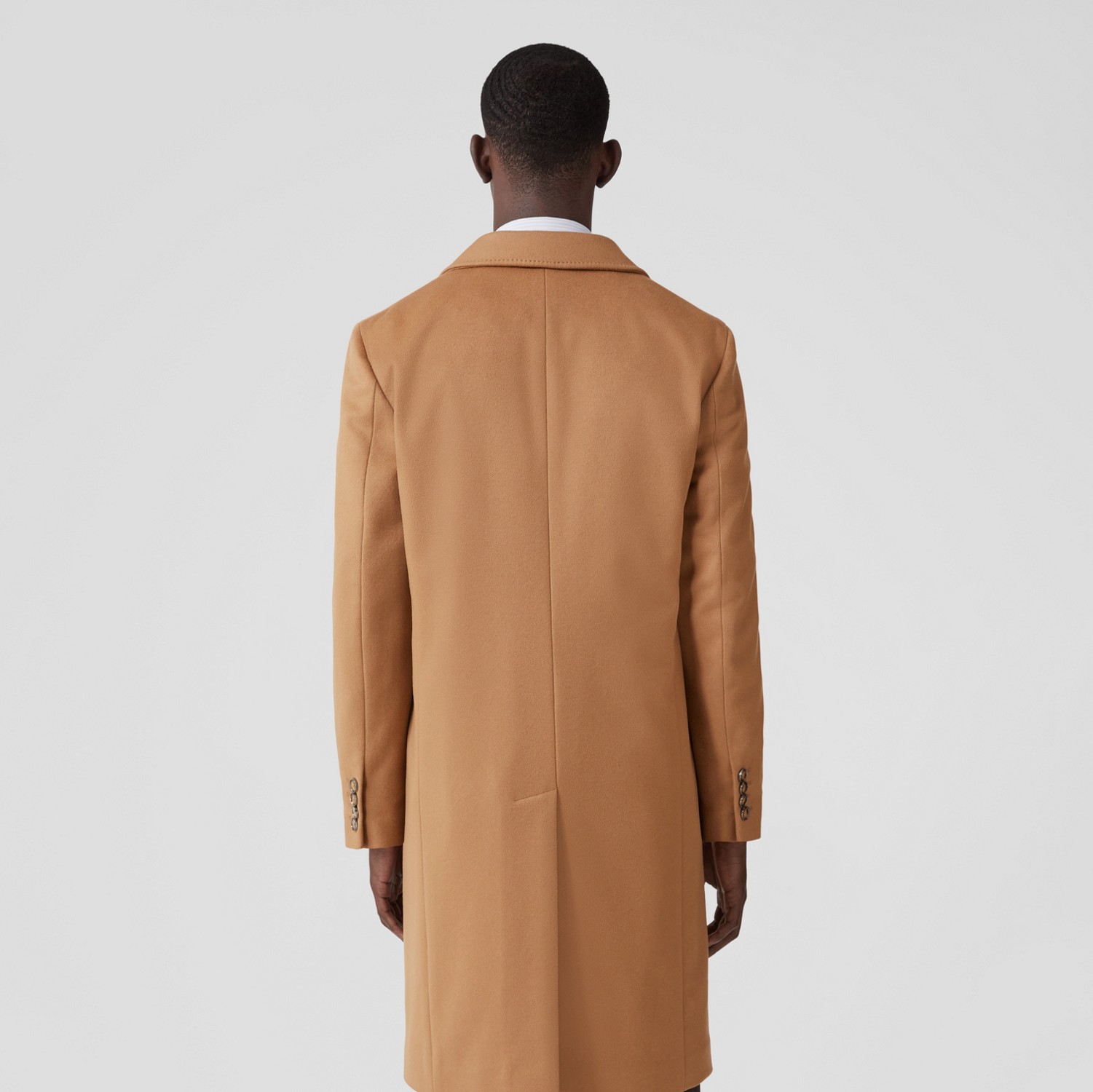 Wool Cashmere Tailored Coat in Camel - Men | Burberry® Official