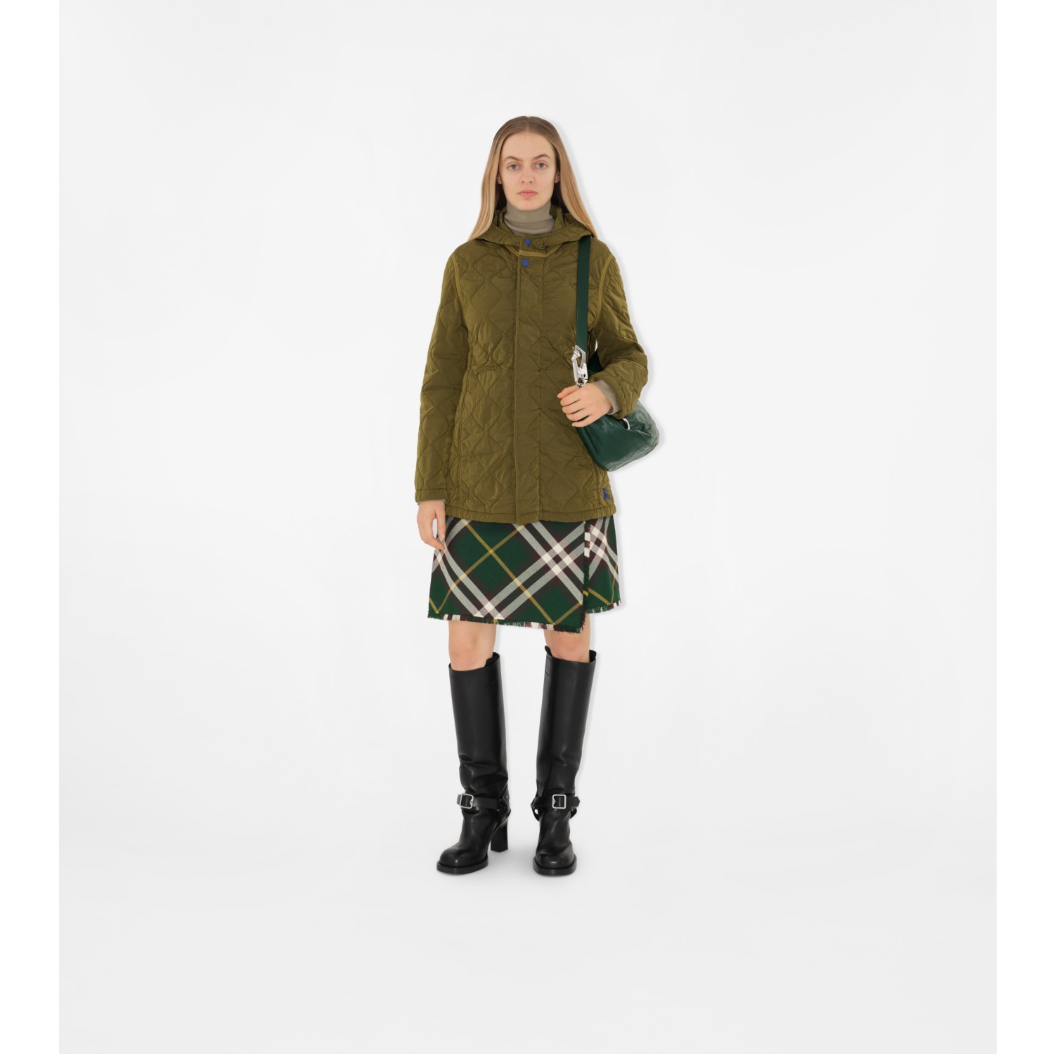 Burberry jacket hot sale womens green