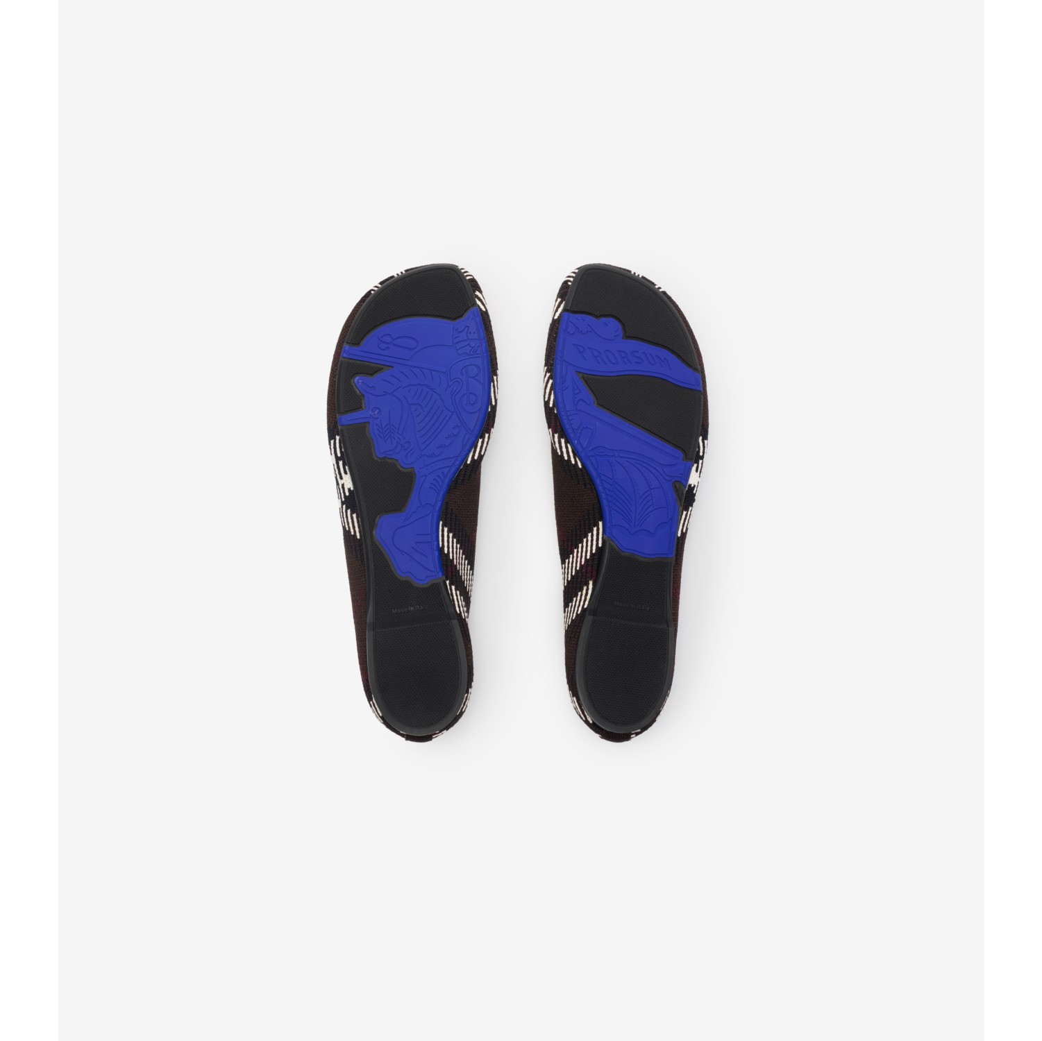Check Knit Baby Ballerinas