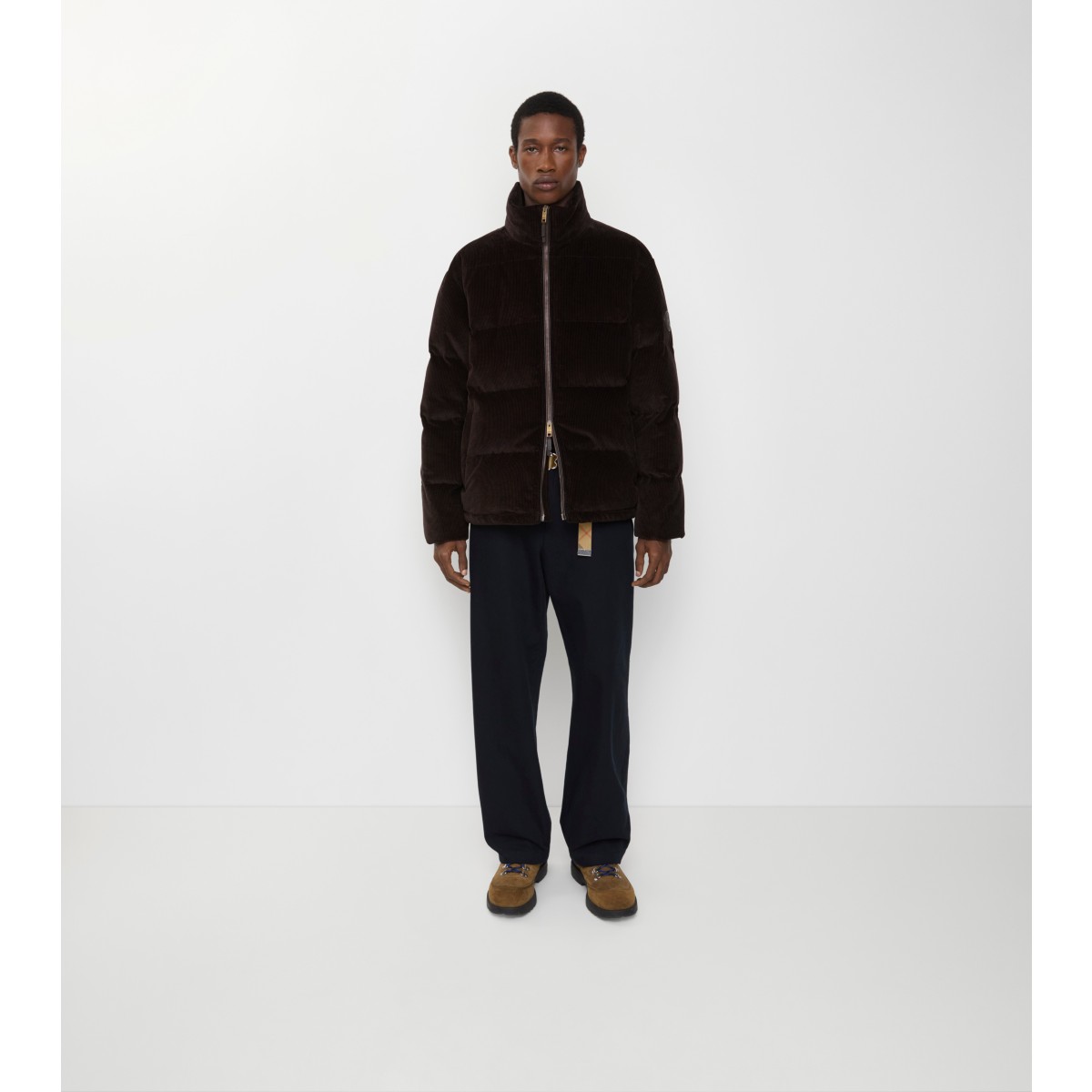  Check Corduroy Snowdon Puffer Jacket