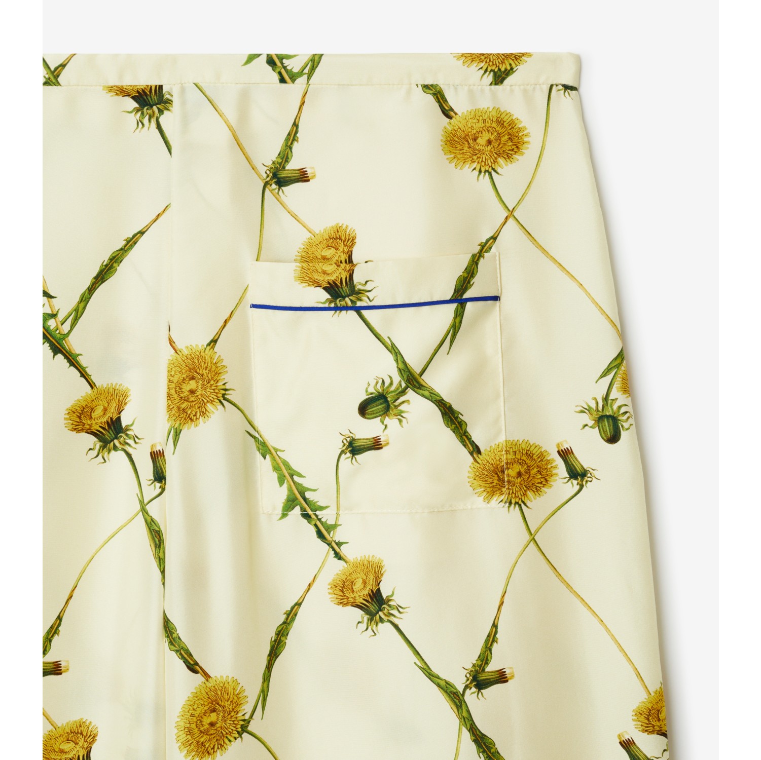 Dandelion Silk Pyjama Trousers in Sherbet - Women | Burberry® Official
