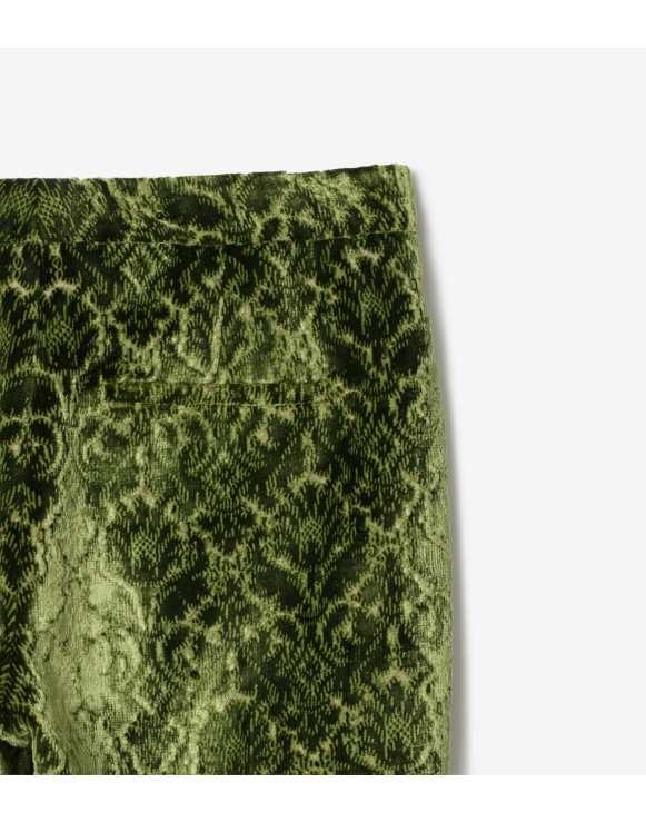 Baroque Velvet Tailored Trousers