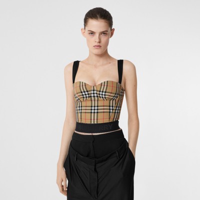 burberry skirt and top