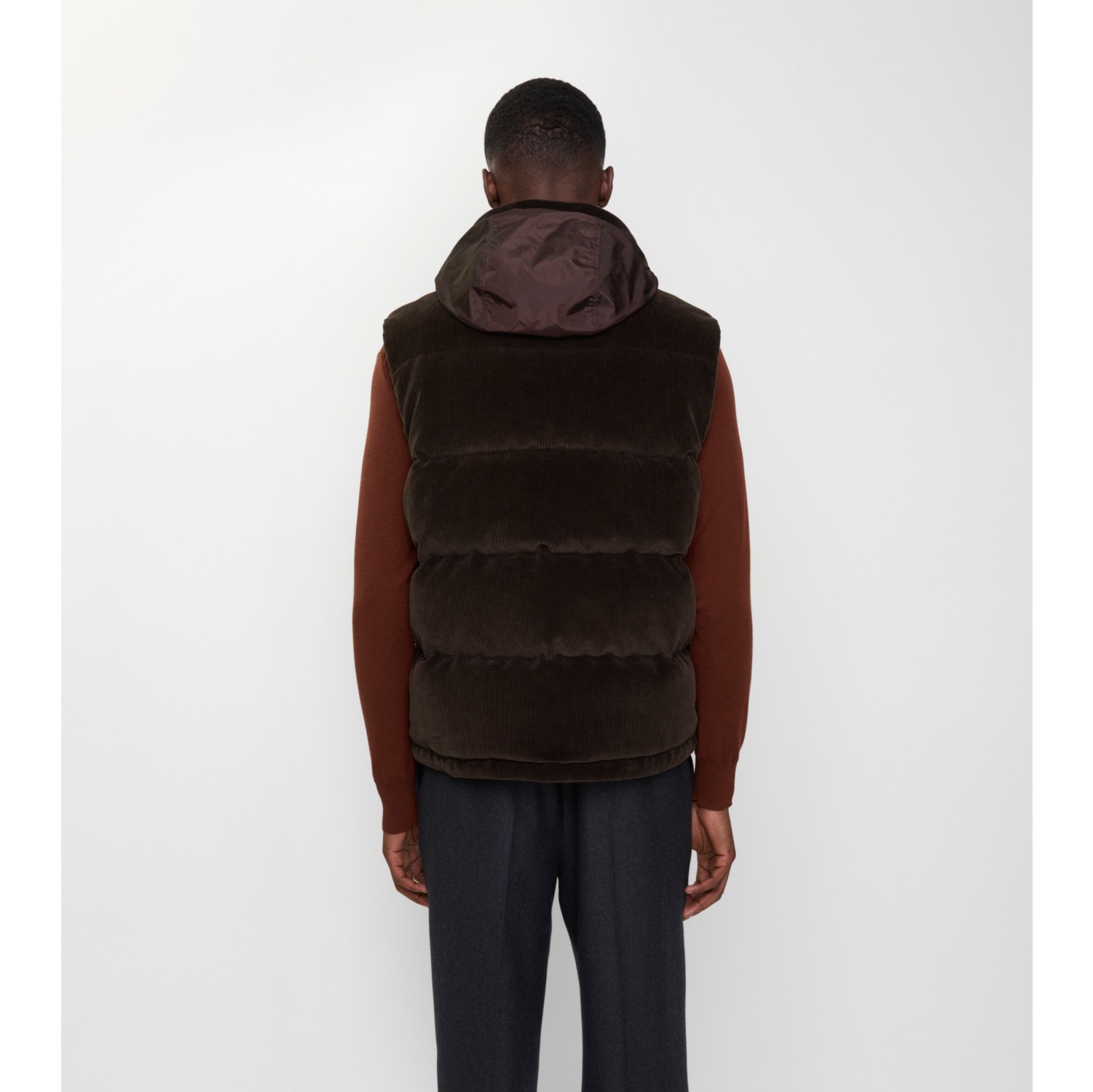 Corduroy Puffer Gilet