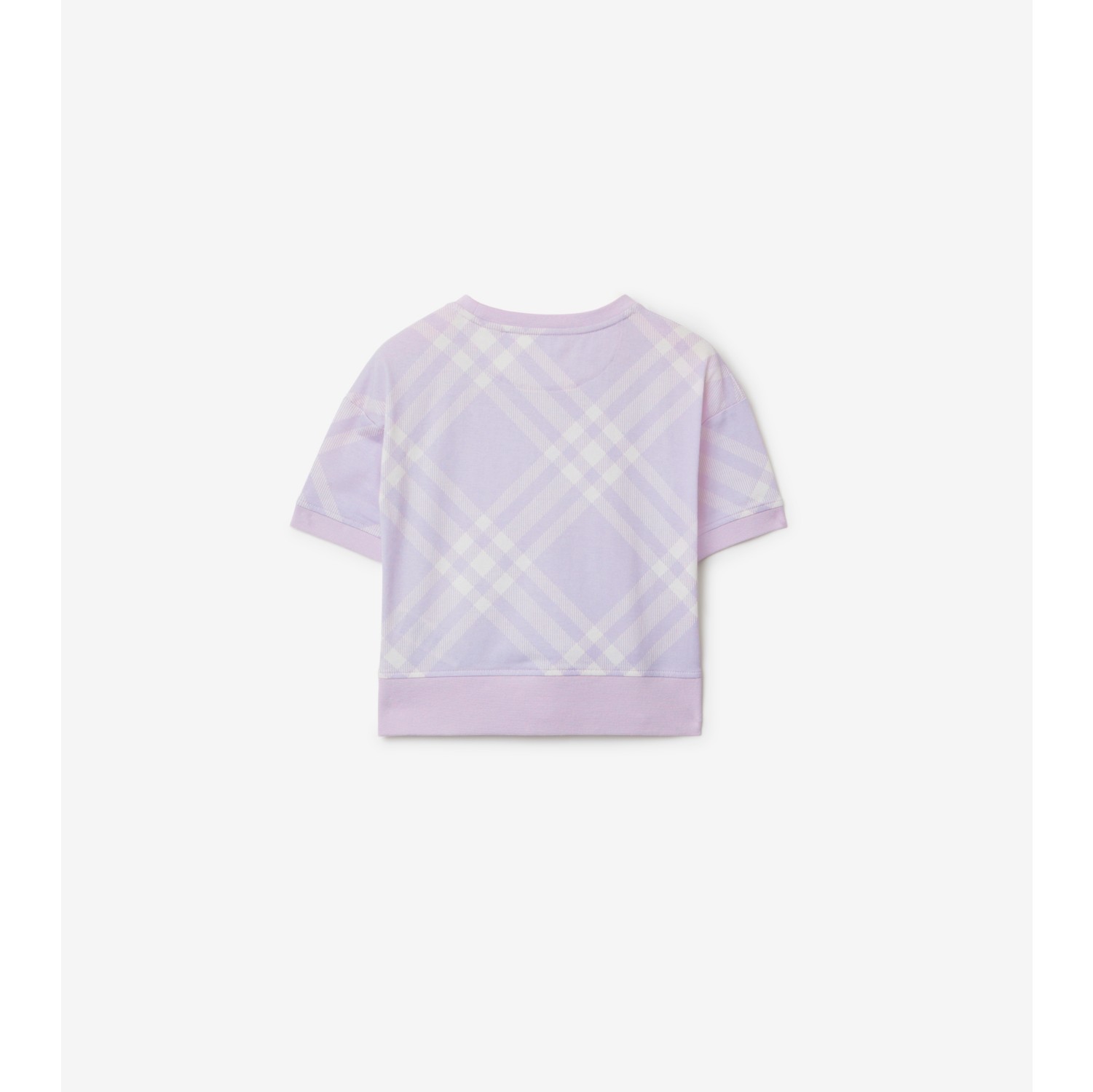 T-shirt en coton Check