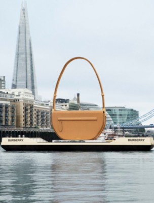 burberry handbag on thames