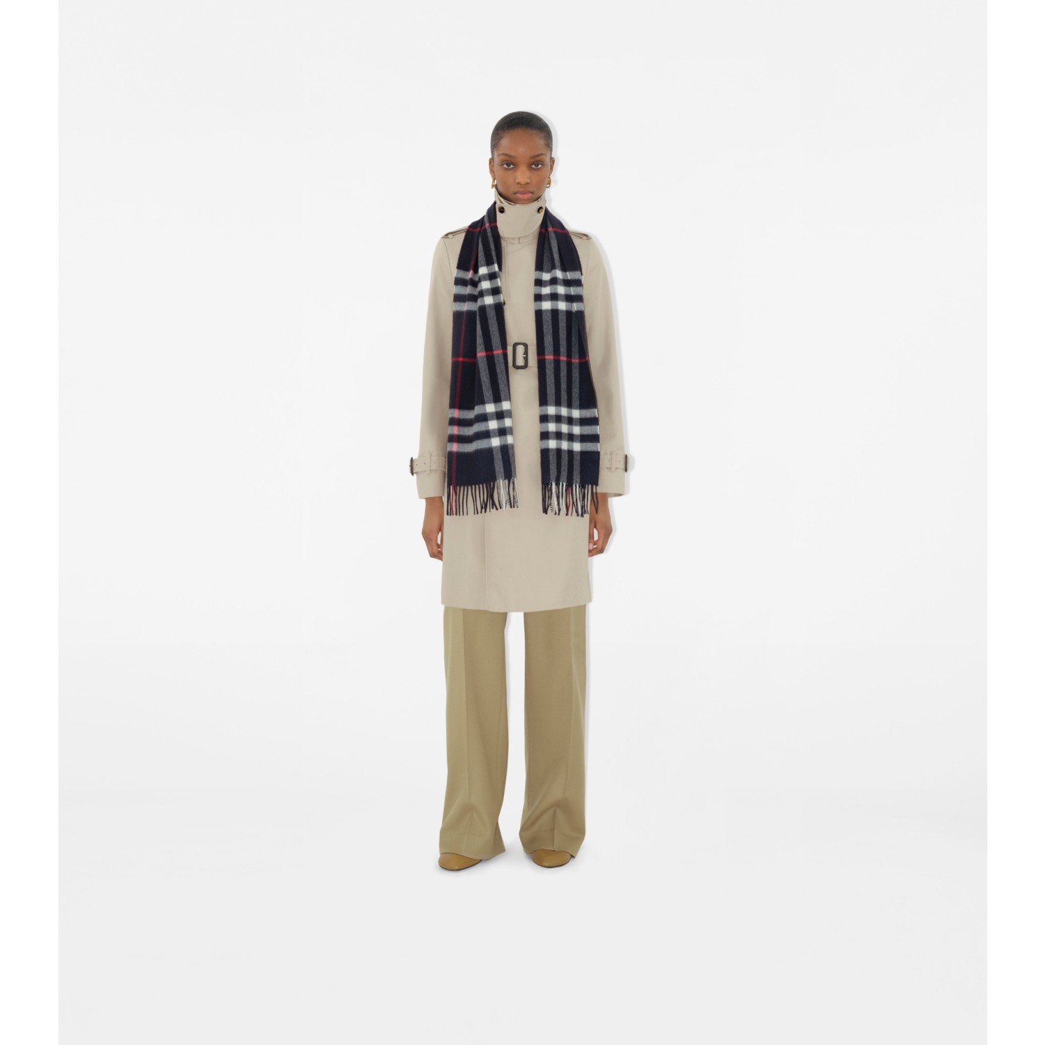 Sciarpa in cashmere Check