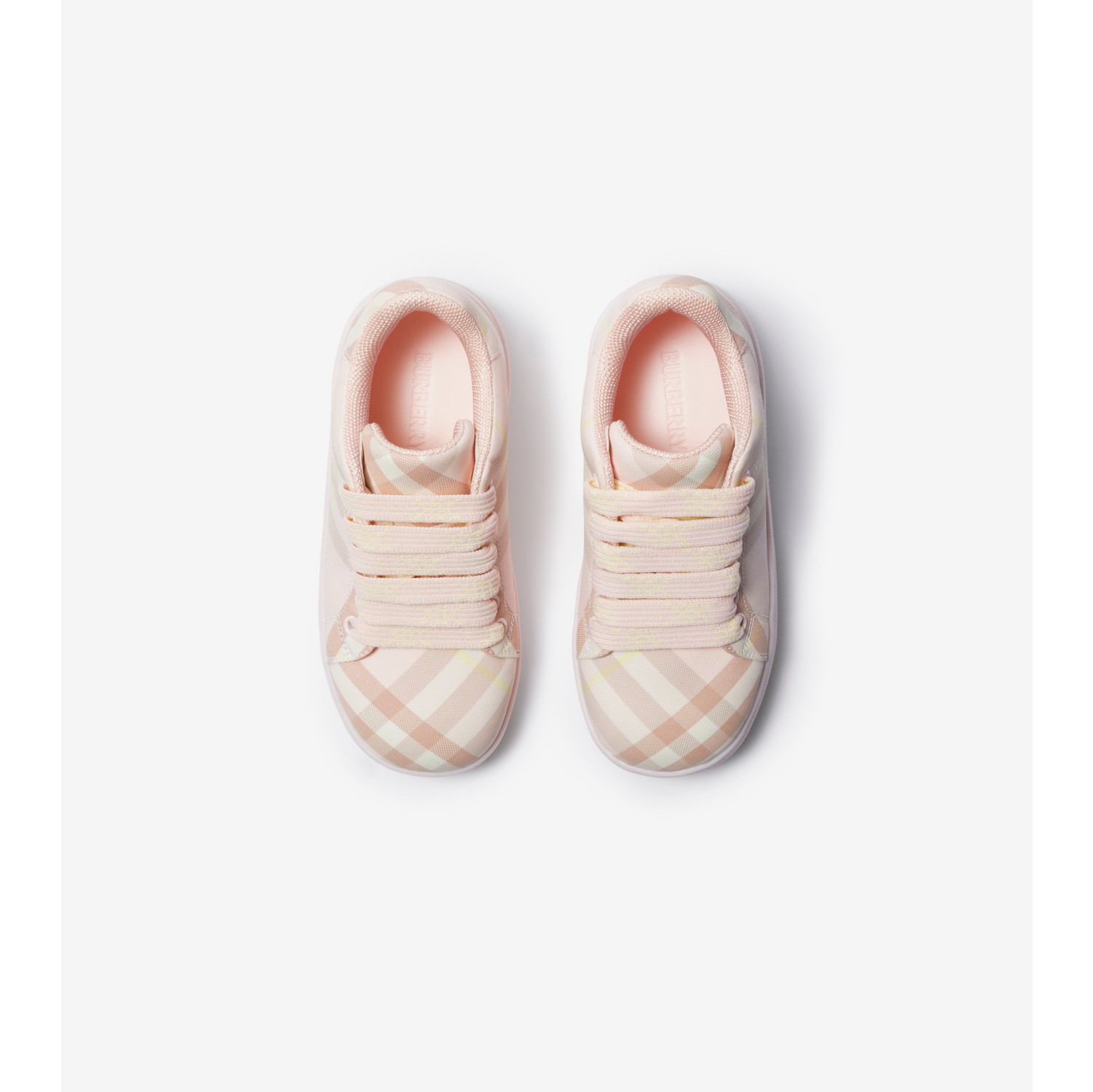 Sneaker in cotone Check