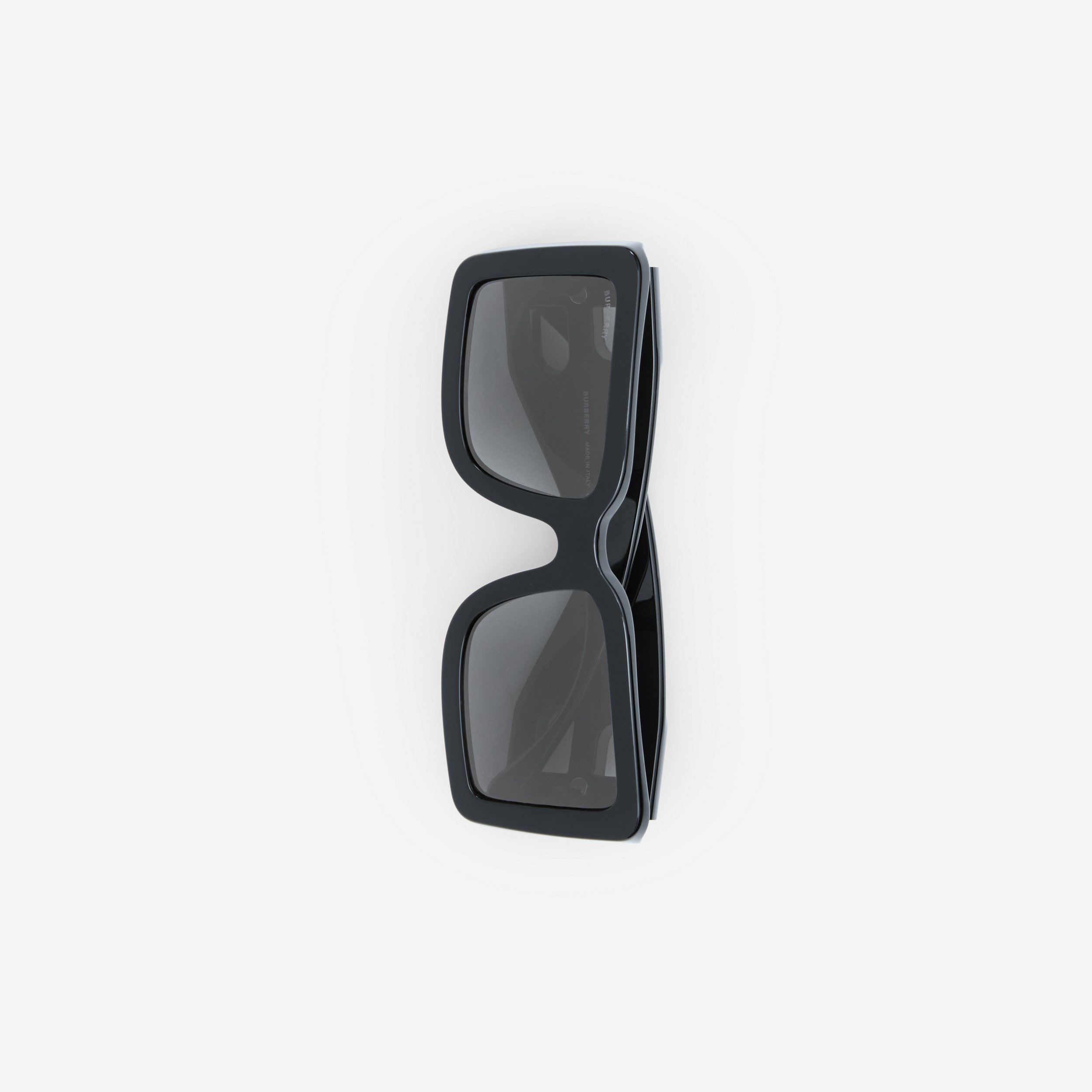 Sonnenbrille mit eckigem Gestell und B-Motiven (Schwarz) - Damen | Burberry® - 2