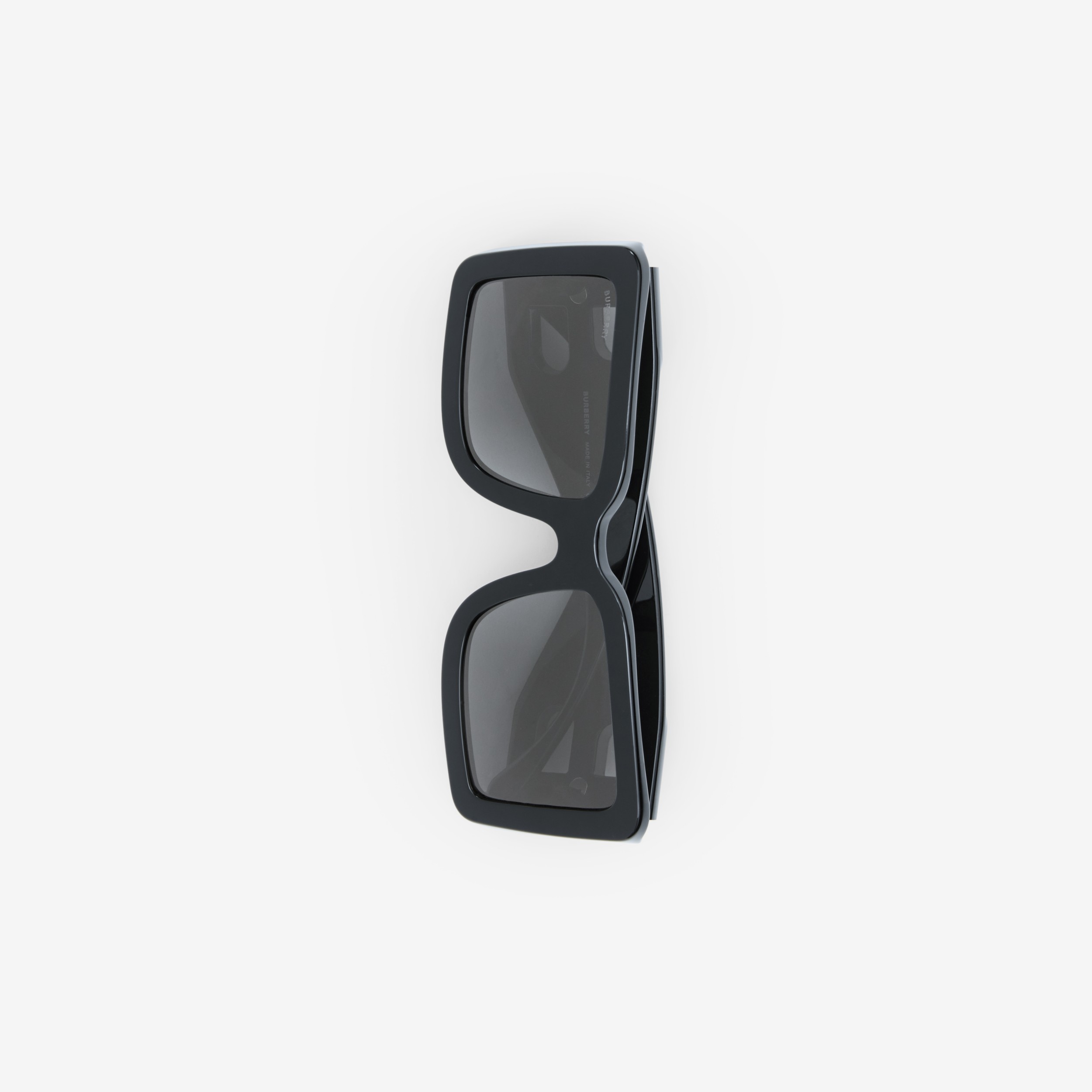 B Motif Square Frame Sunglasses in Black - Women | Burberry® Official