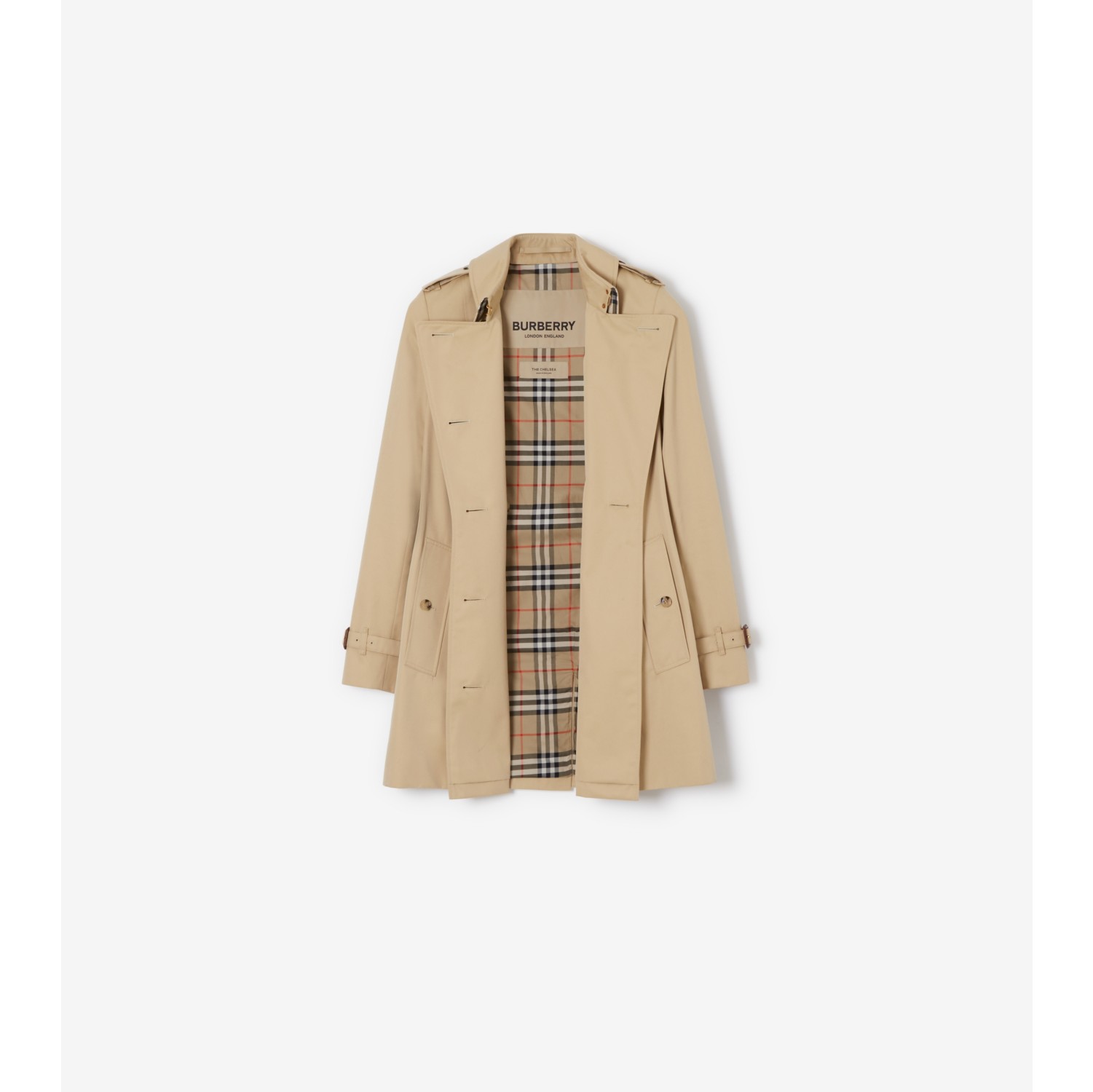 Burberry chelsea trench store coat short