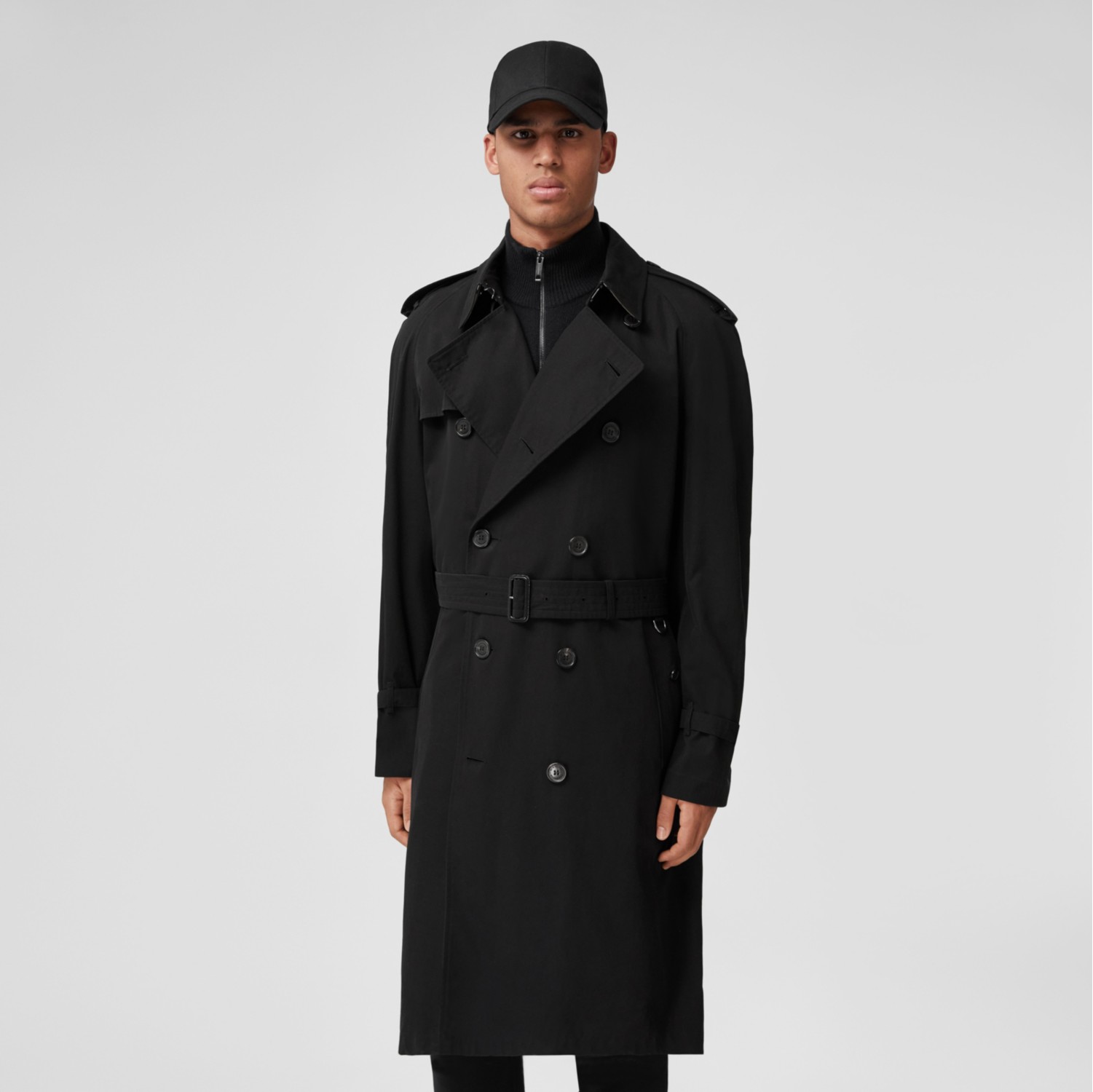 The Westminster Heritage Trench Coat in BLACK Men Cotton